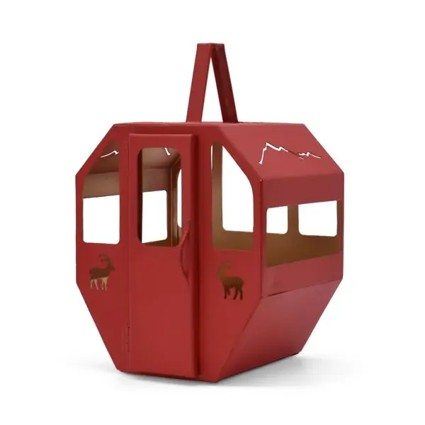 Gondel-Laterne -  rot, klein