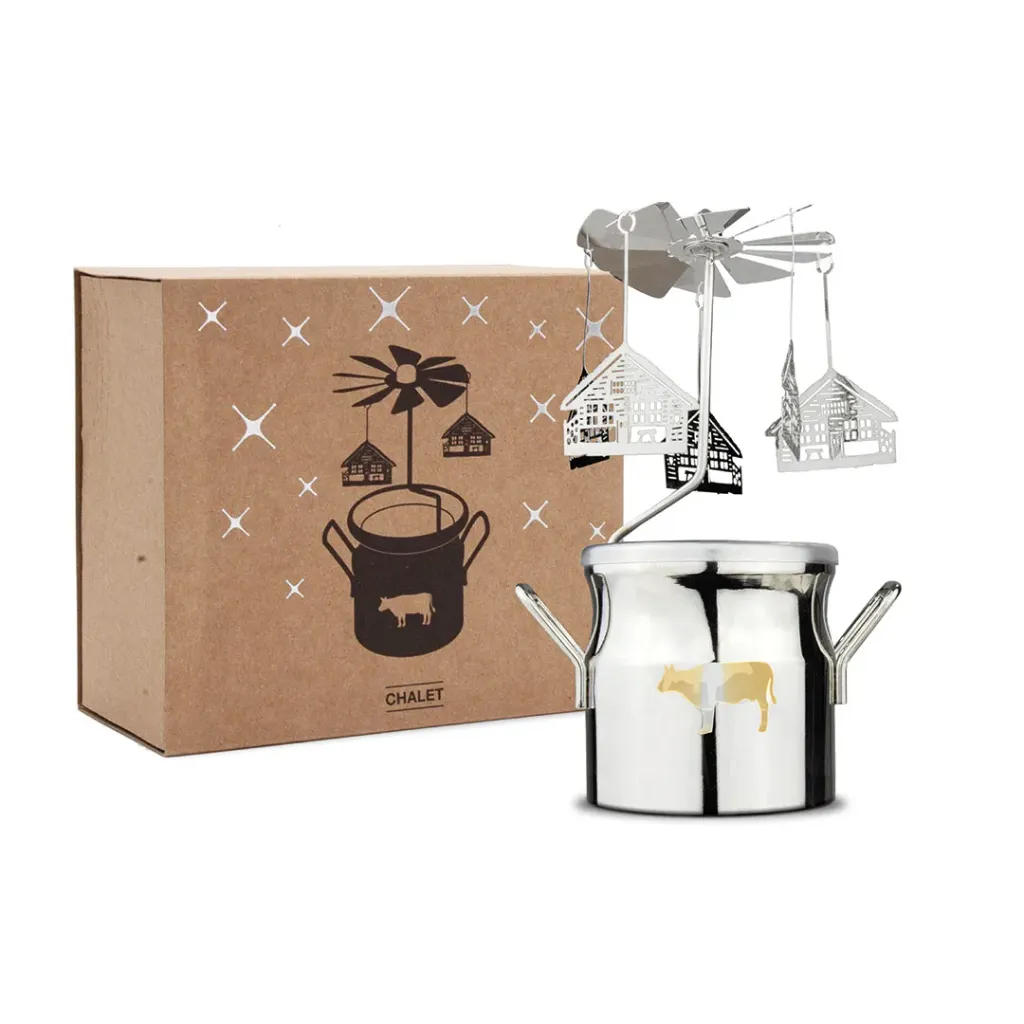 Teelicht-Karussell „Chalet“